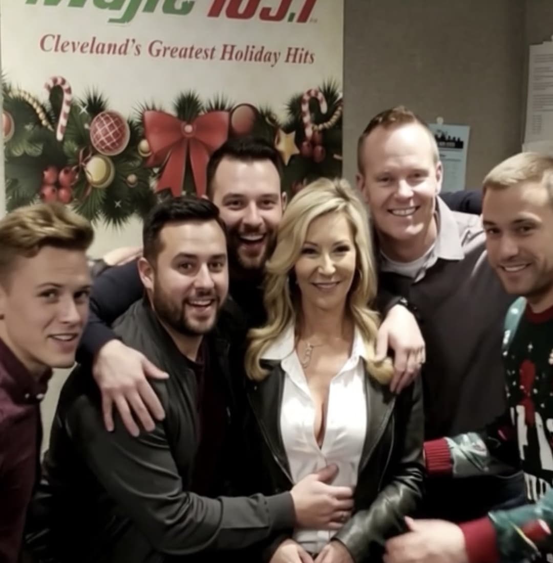 Naked News Anchor/ Christmas Party