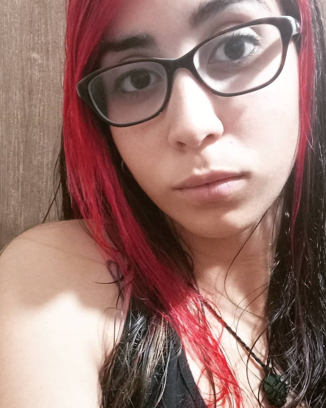 Nerdy girl glasses hot