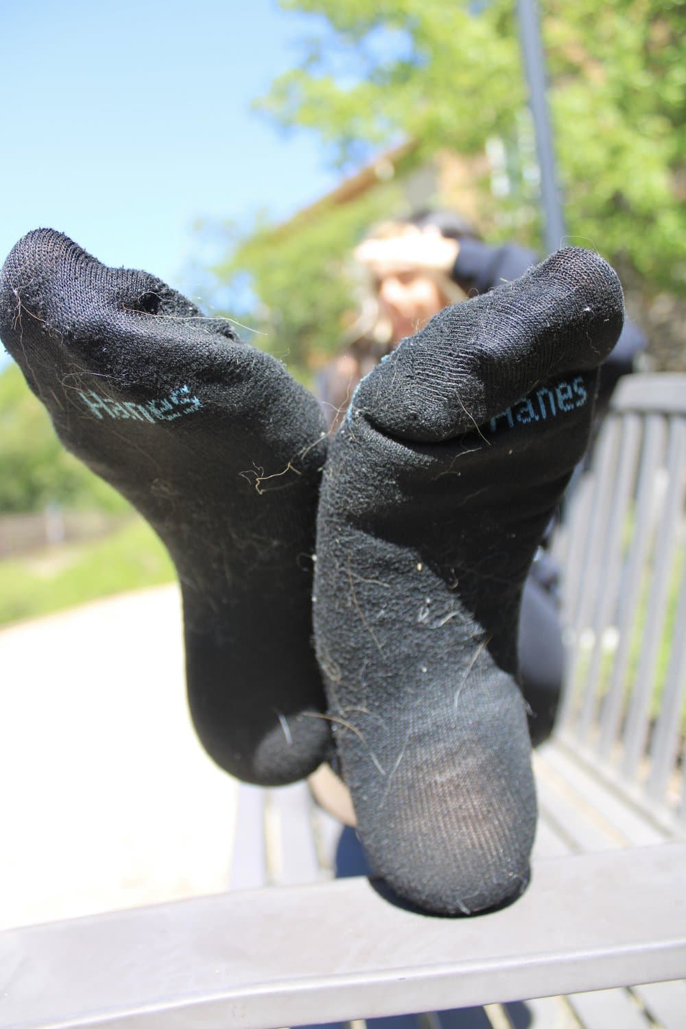 Big soles sock removal