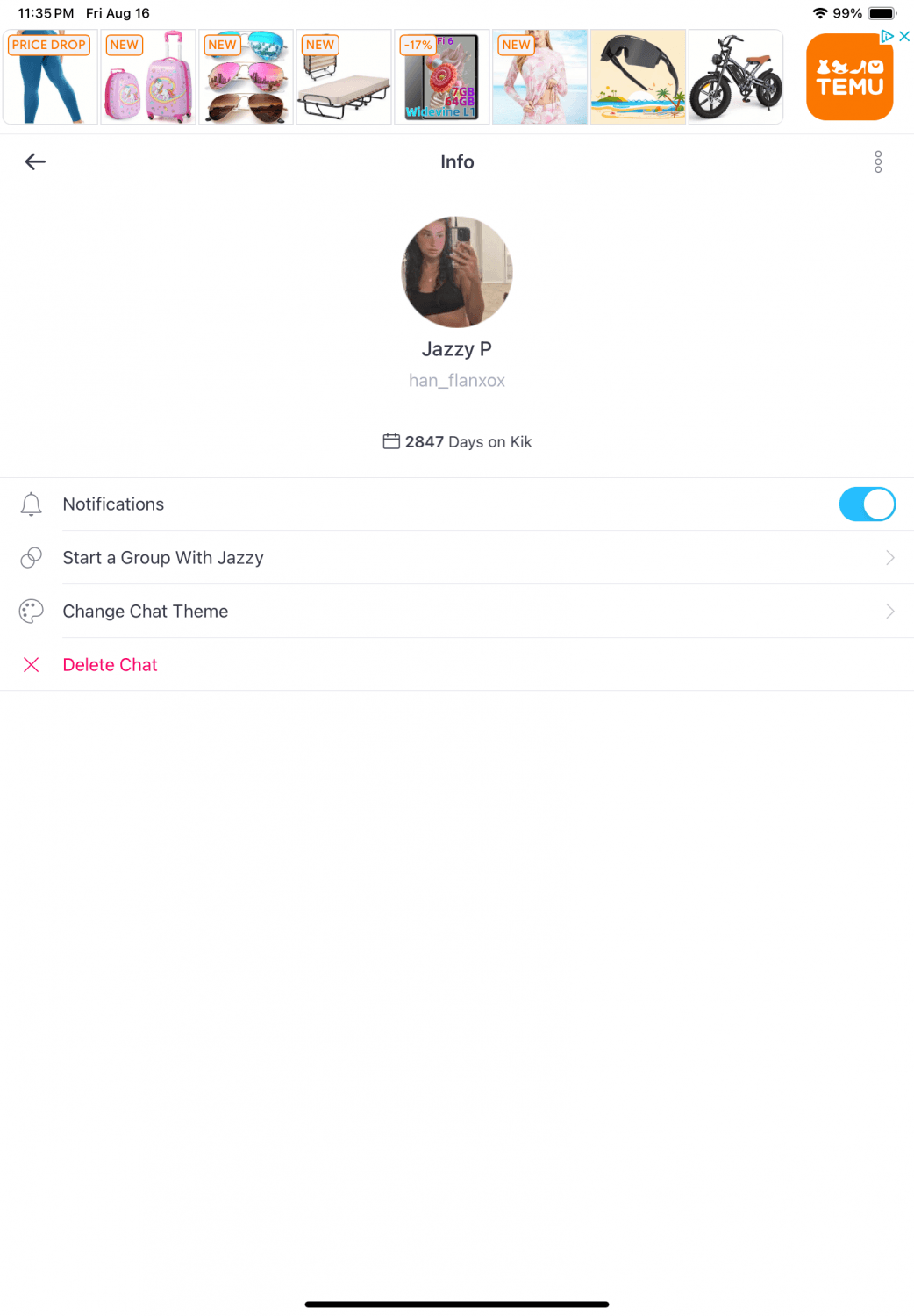 Dumb Kik slut thought I would not post her she is a webslut now