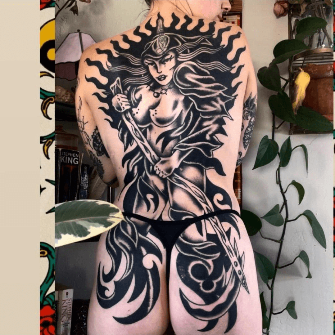 Post Tattoo Appointment. Trying to cover up the goods