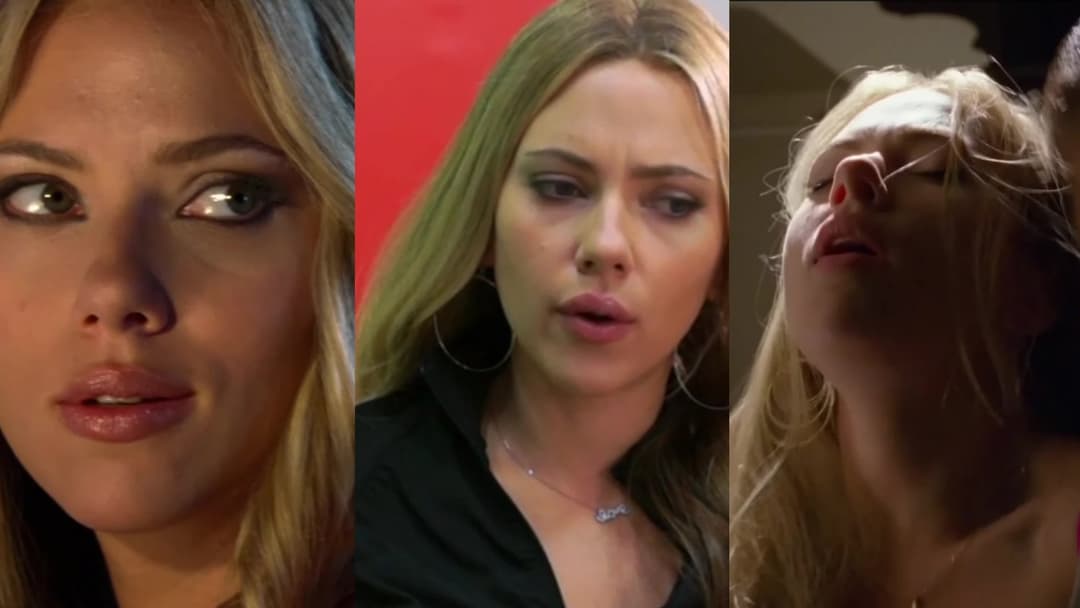 Scarlett Johansson Face Porn (Split Screen)