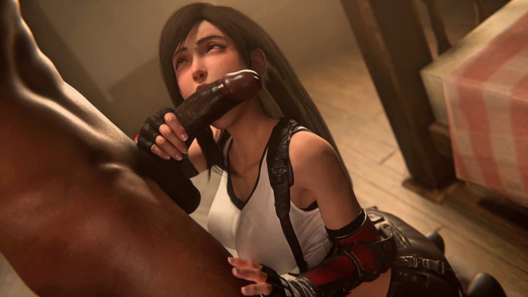 [Final Fantasy] Tifa sucks a BBC like a Pro ?