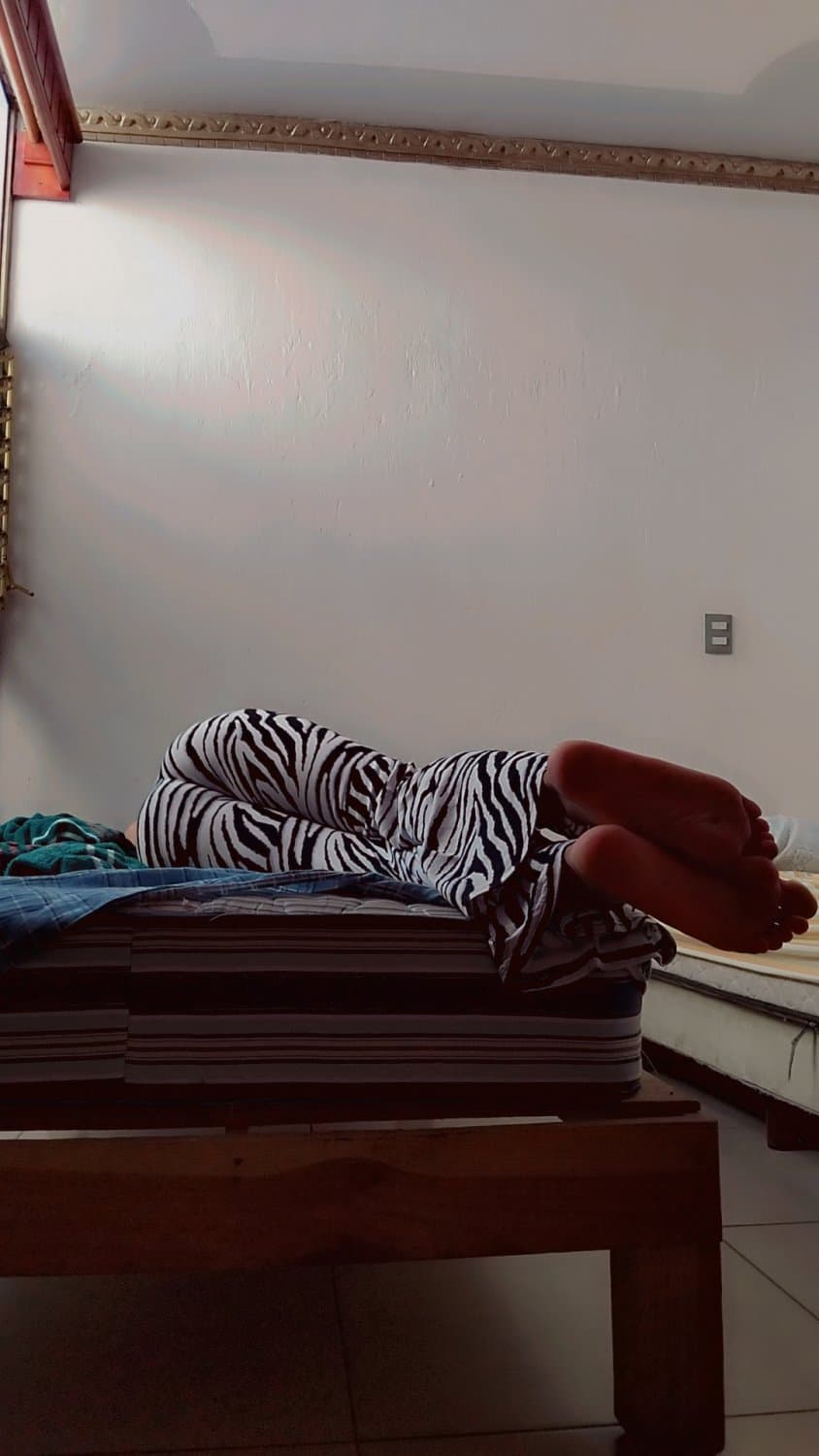 Culo en pijama de cebra