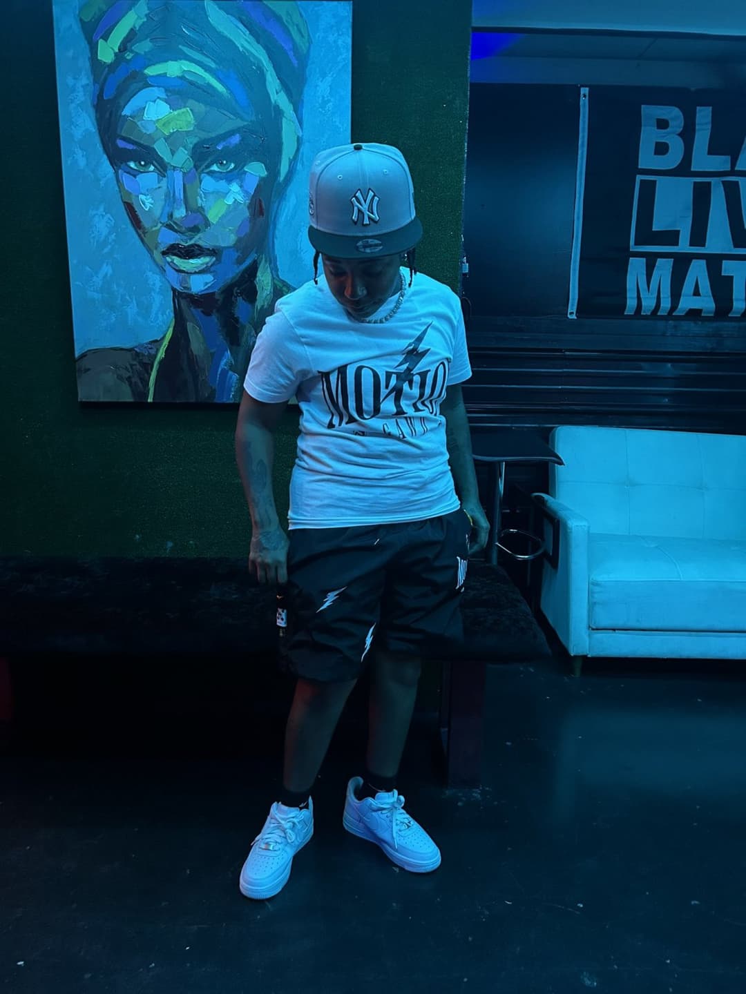 Black Tomboy Ebony black dyke stud midget Hoodrxch P2