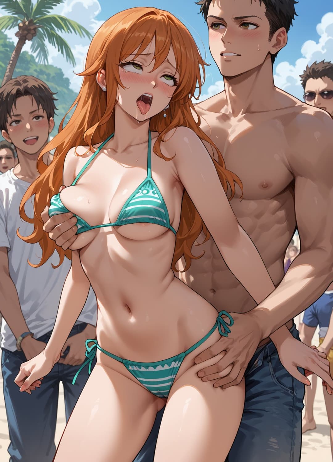 Nami in beach