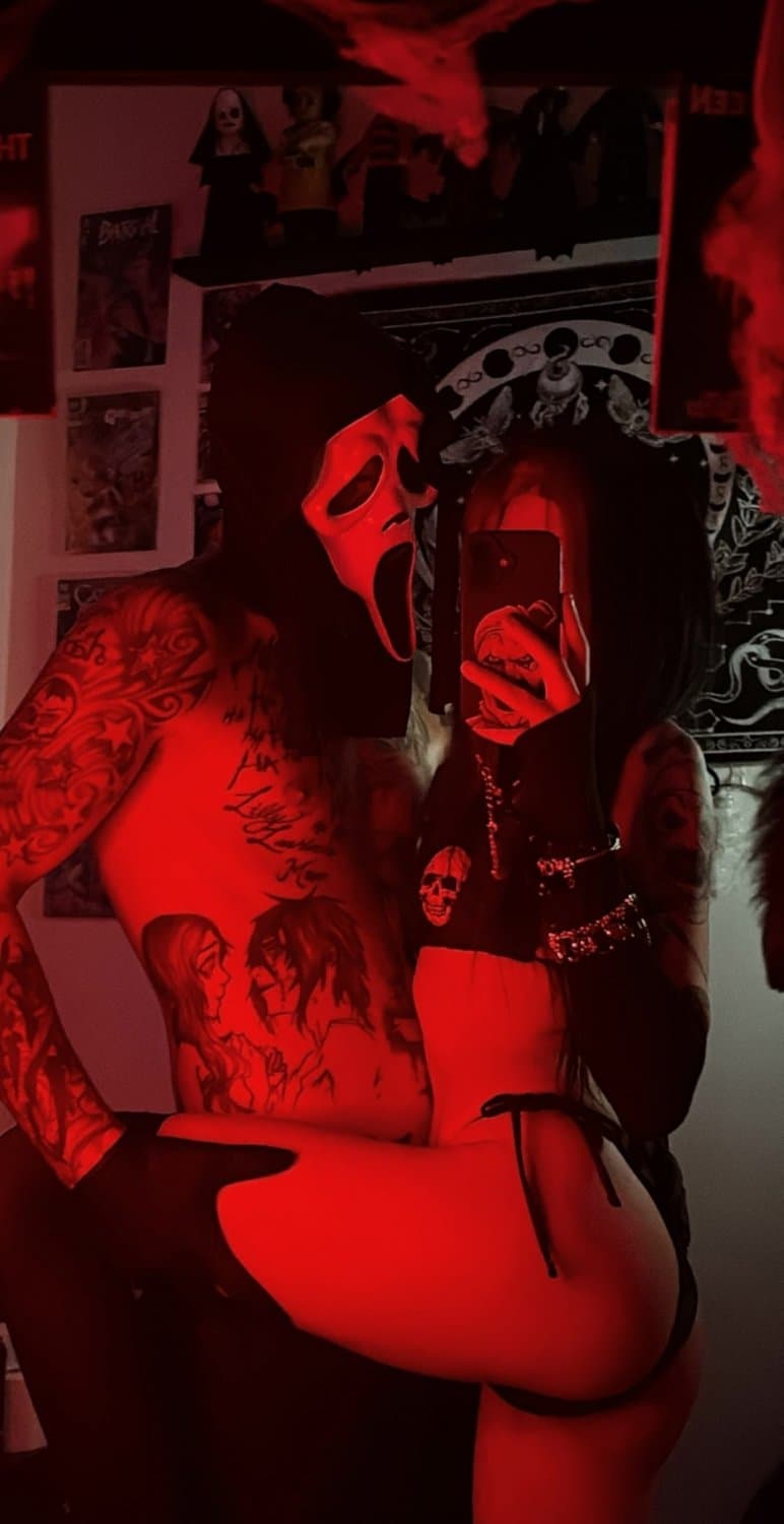 His knife’s cold, his hands are rough, but my body’s burning for him