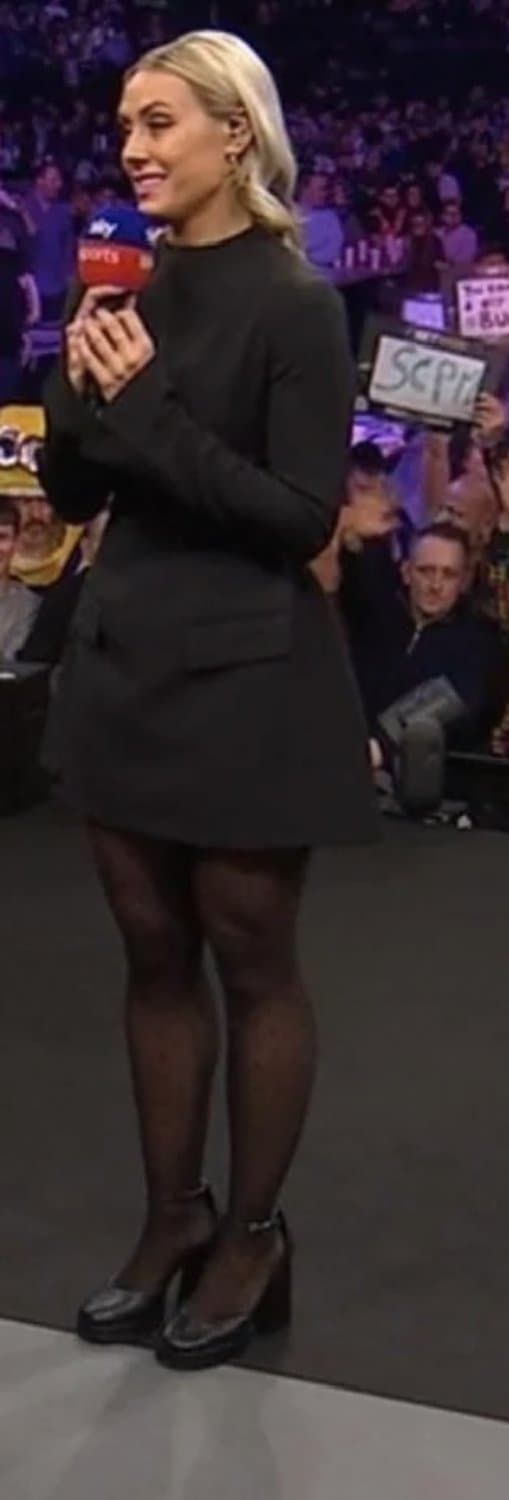 Emma patson ass and tits in black tights