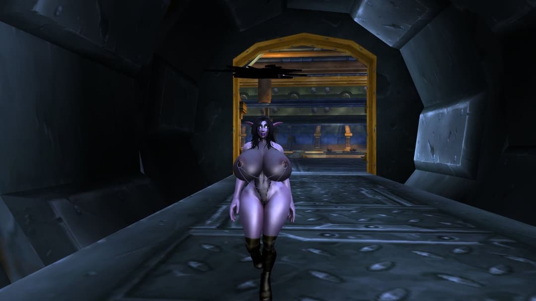 SPADED elven BANBAIT gets leashed and cleaned out