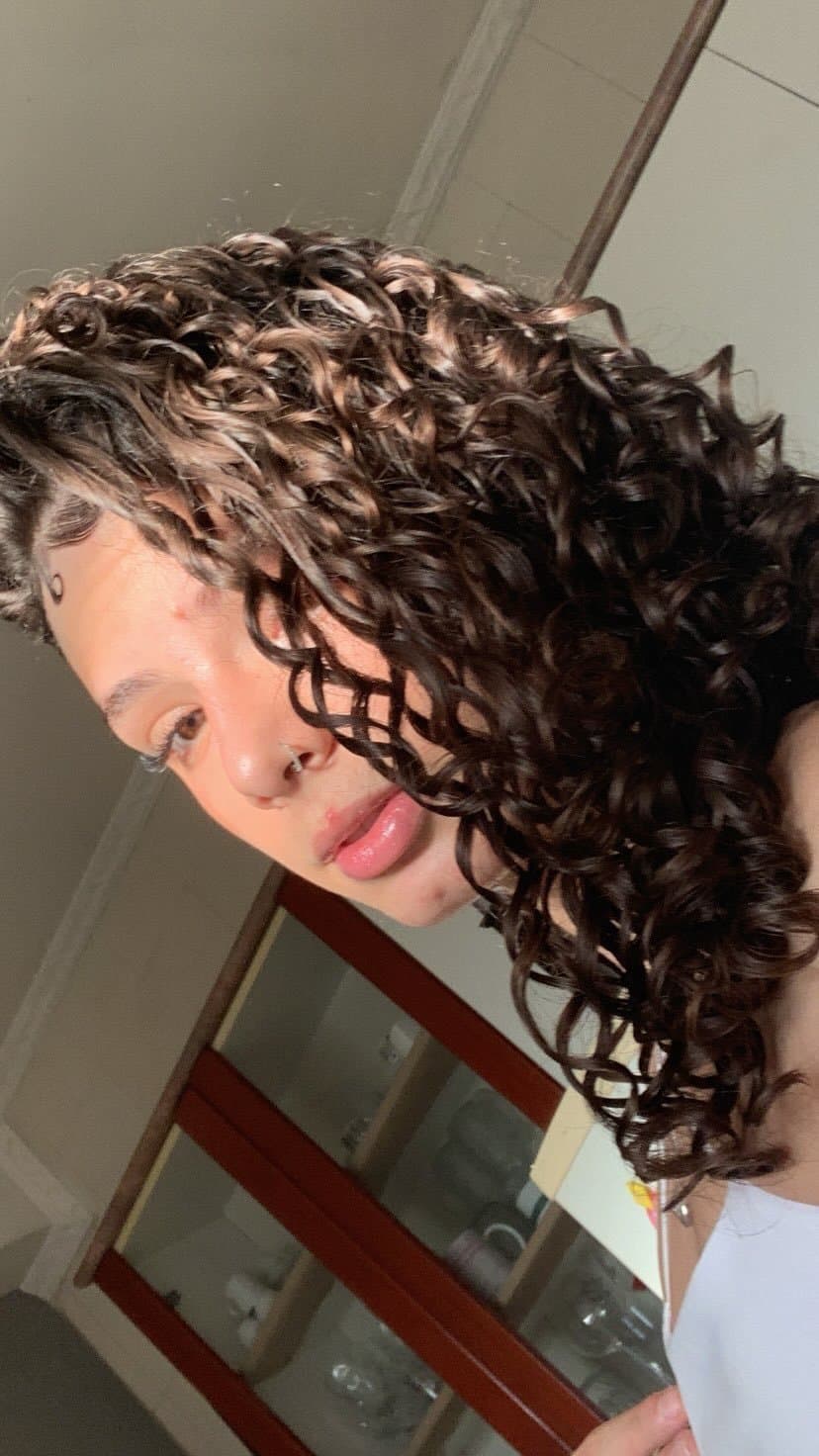 Curly latina shemale with big cock and perfect ass 2