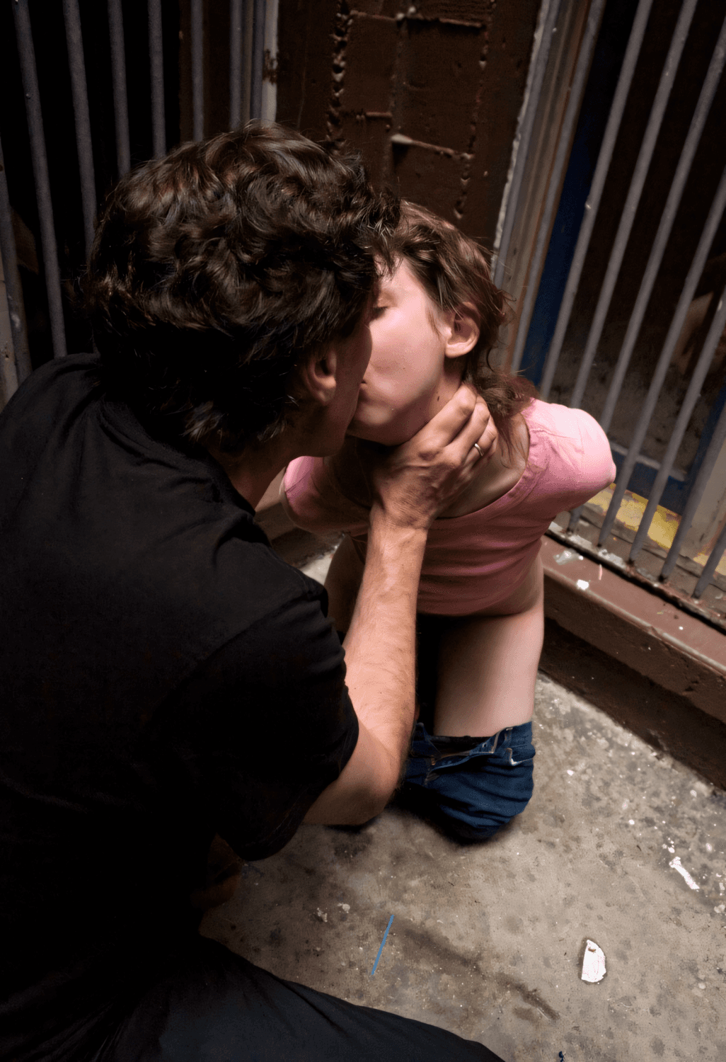 Petite teen Kristine rope bondage