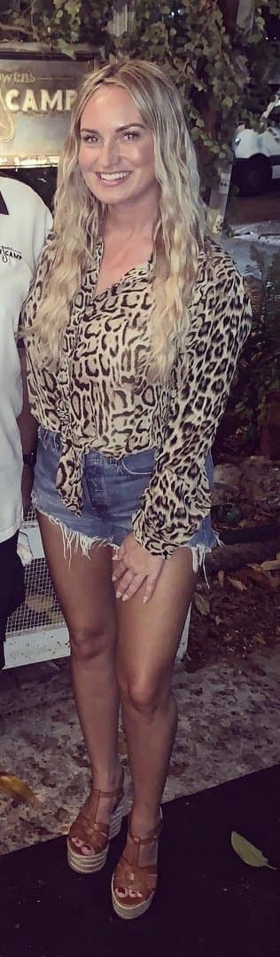 Barstool bimbo & former ESPN hottie proudly gets wet, wild, & topless at spring break