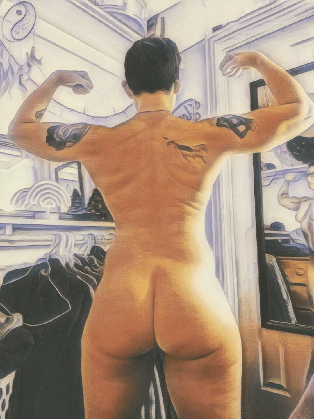 Latina White Mix Dyke Stud Tomboy