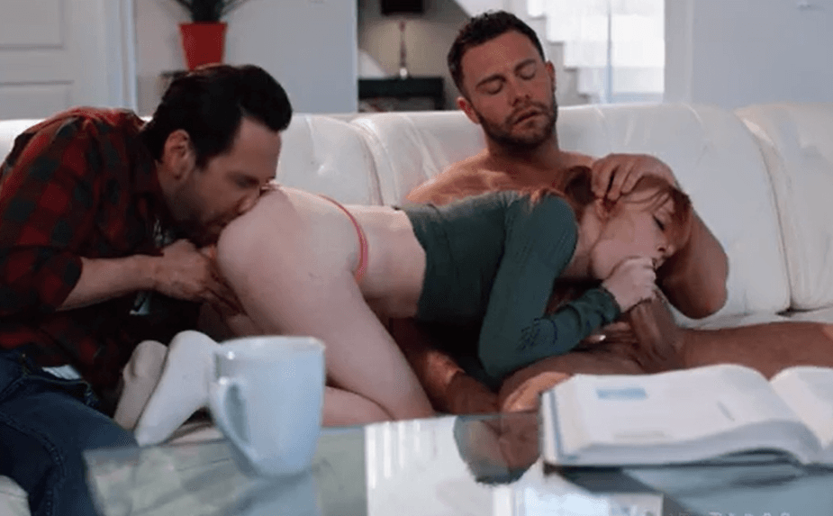 Red Hair Pigtails Teen ANAL DP A LOVING HOME ENVIRONMENT