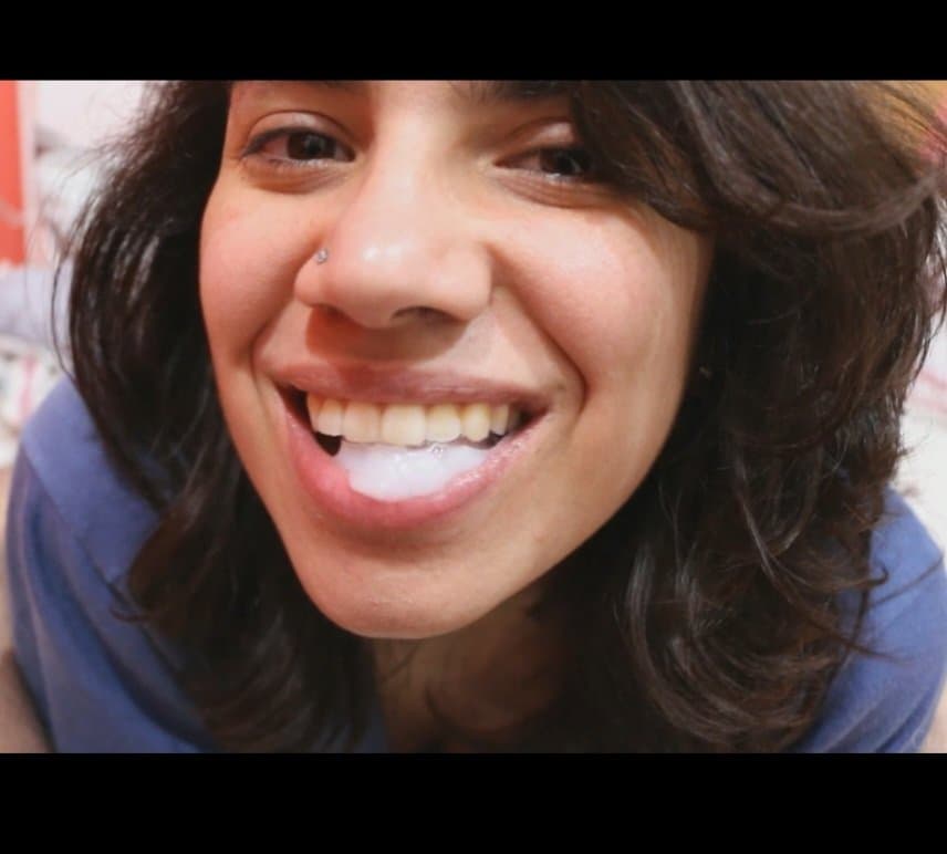 Brazillian cumplay and swallow