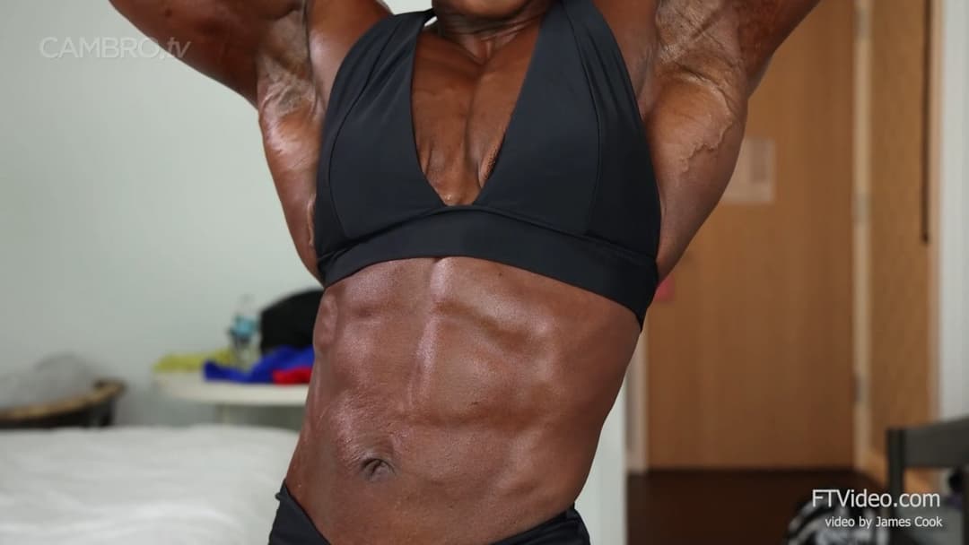 Mrs Givan, big roided muscles & pure sex