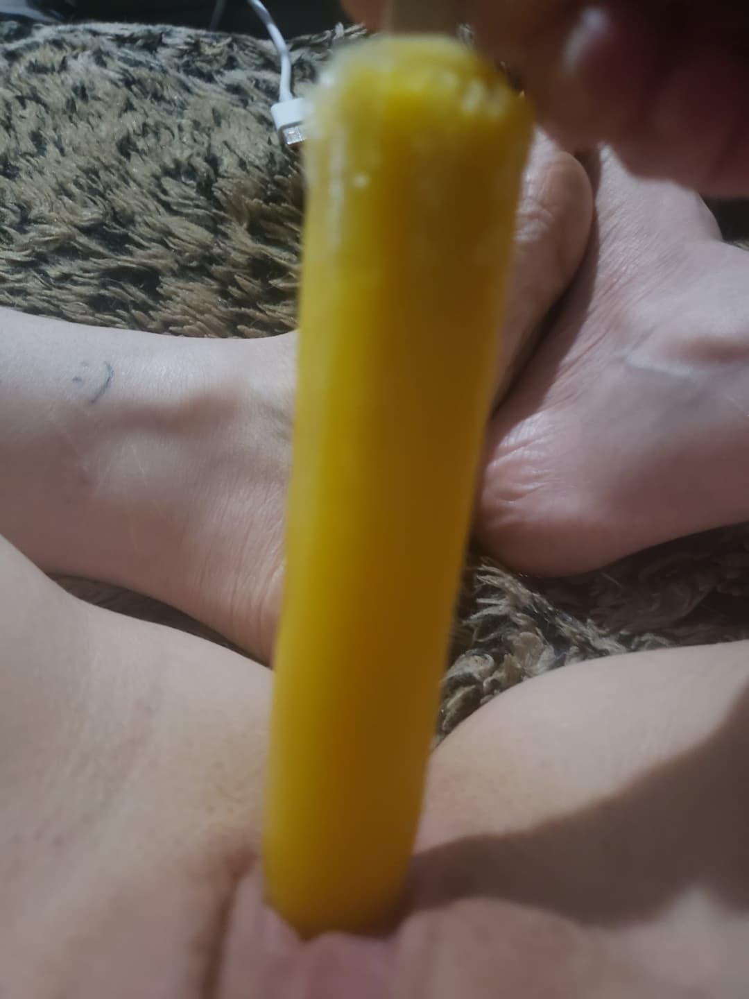 Cooling off after being a free use party favor at a hotel party