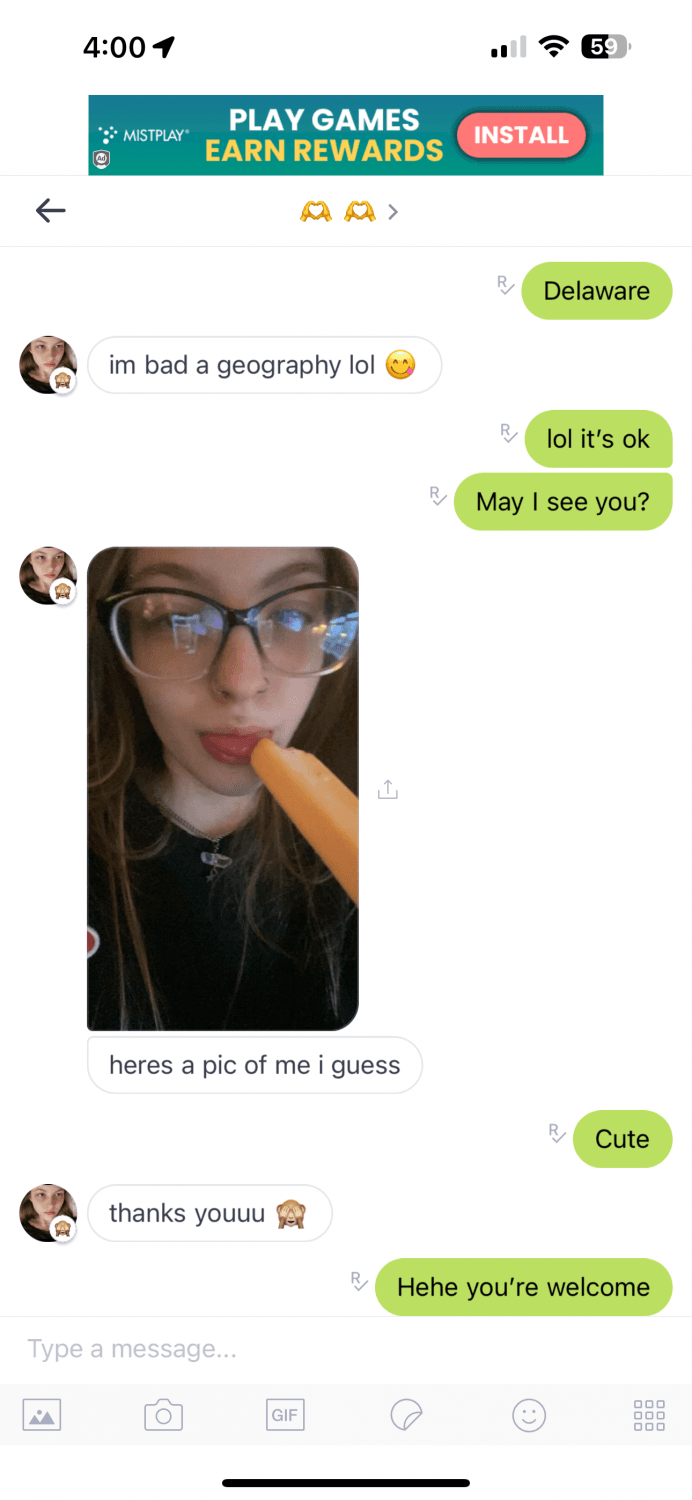 Click to view full size Let me message a girl you know on Kik! Her boyfriend sent me her username to message her. Results: