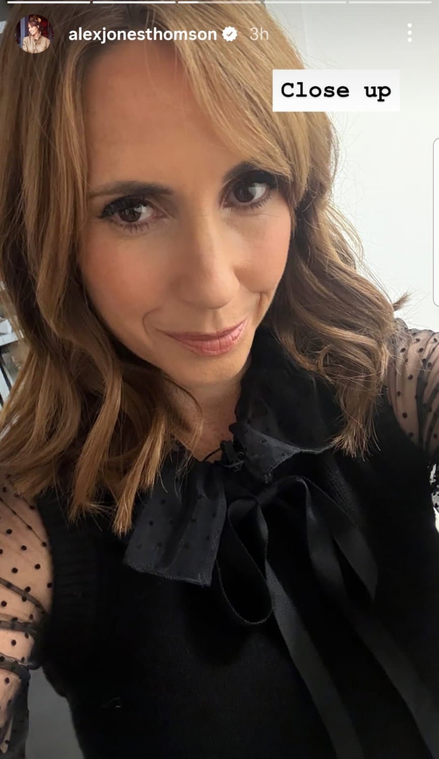 Click to view full size Busty TV presenter Alex Jones. Part 9