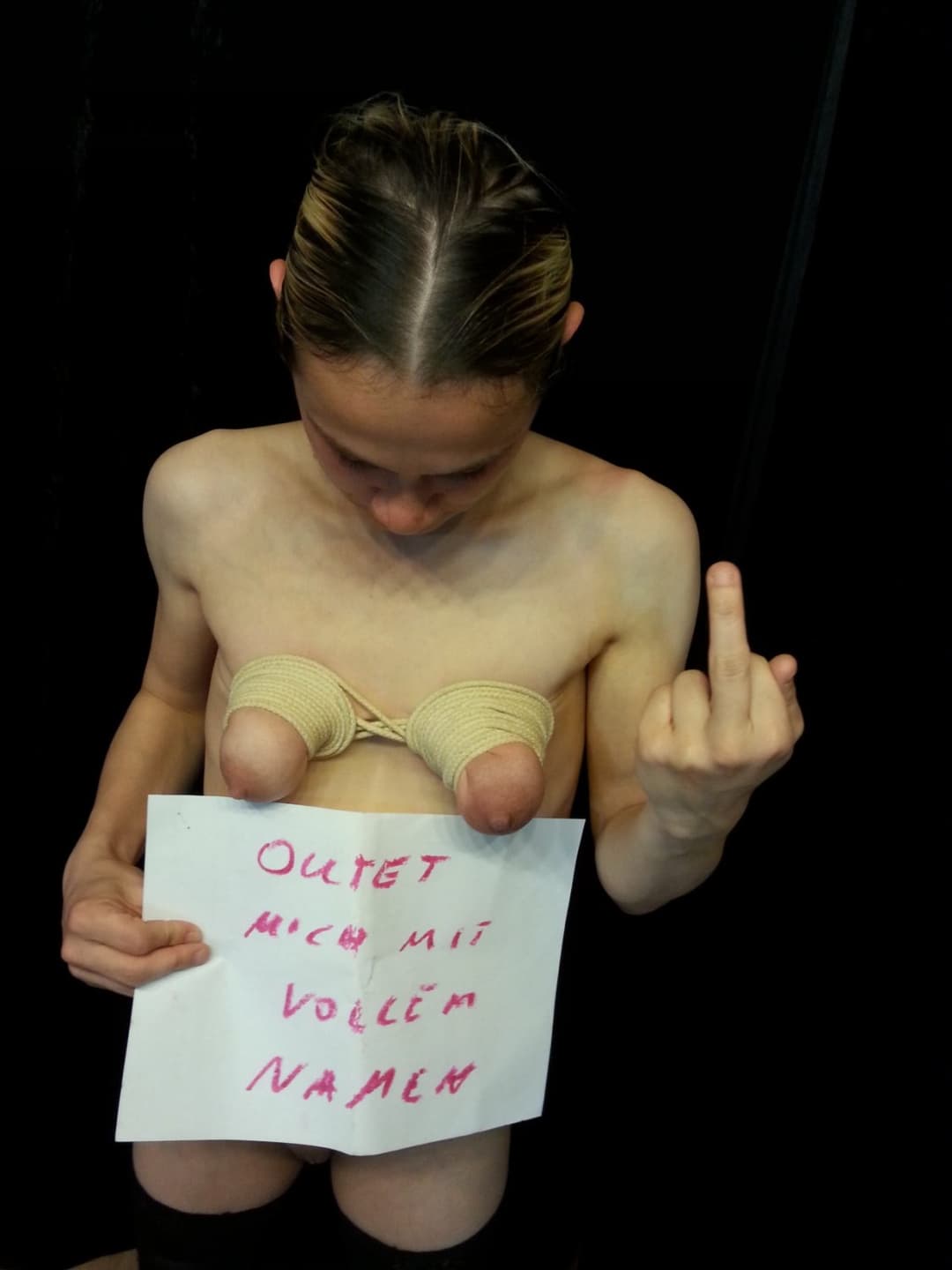 German Outing Slave Katja