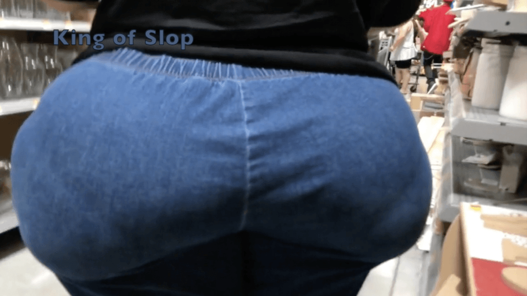 Dry Hump My Big Sloppy SSBBW Ass In Public