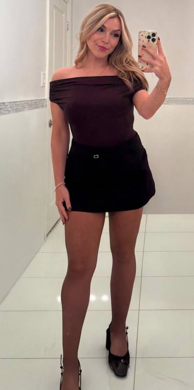 Busty pawg whore loves sexualizing herself in that short skirt. Bitch needs multiple facials