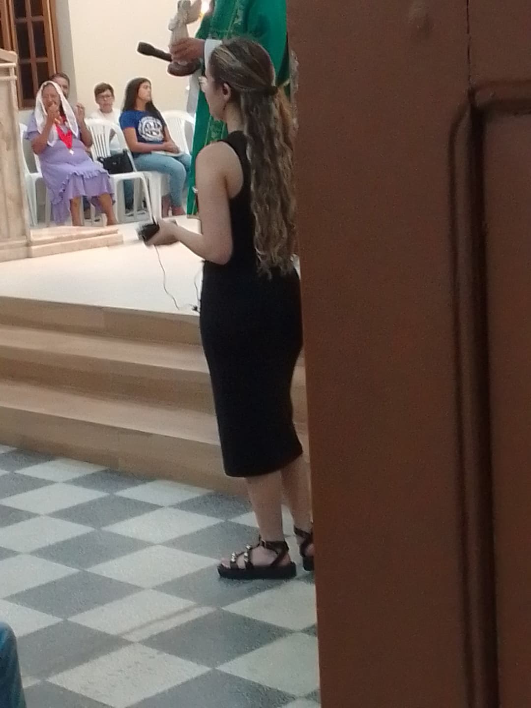 Flagras q fiz na missa quinta