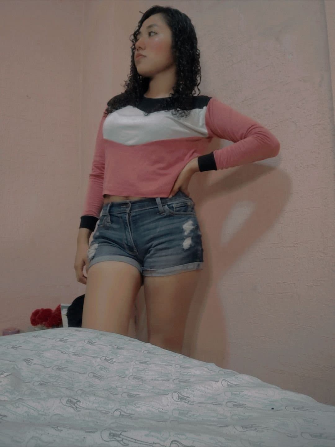 Putita morena culona filtrada y exhibida