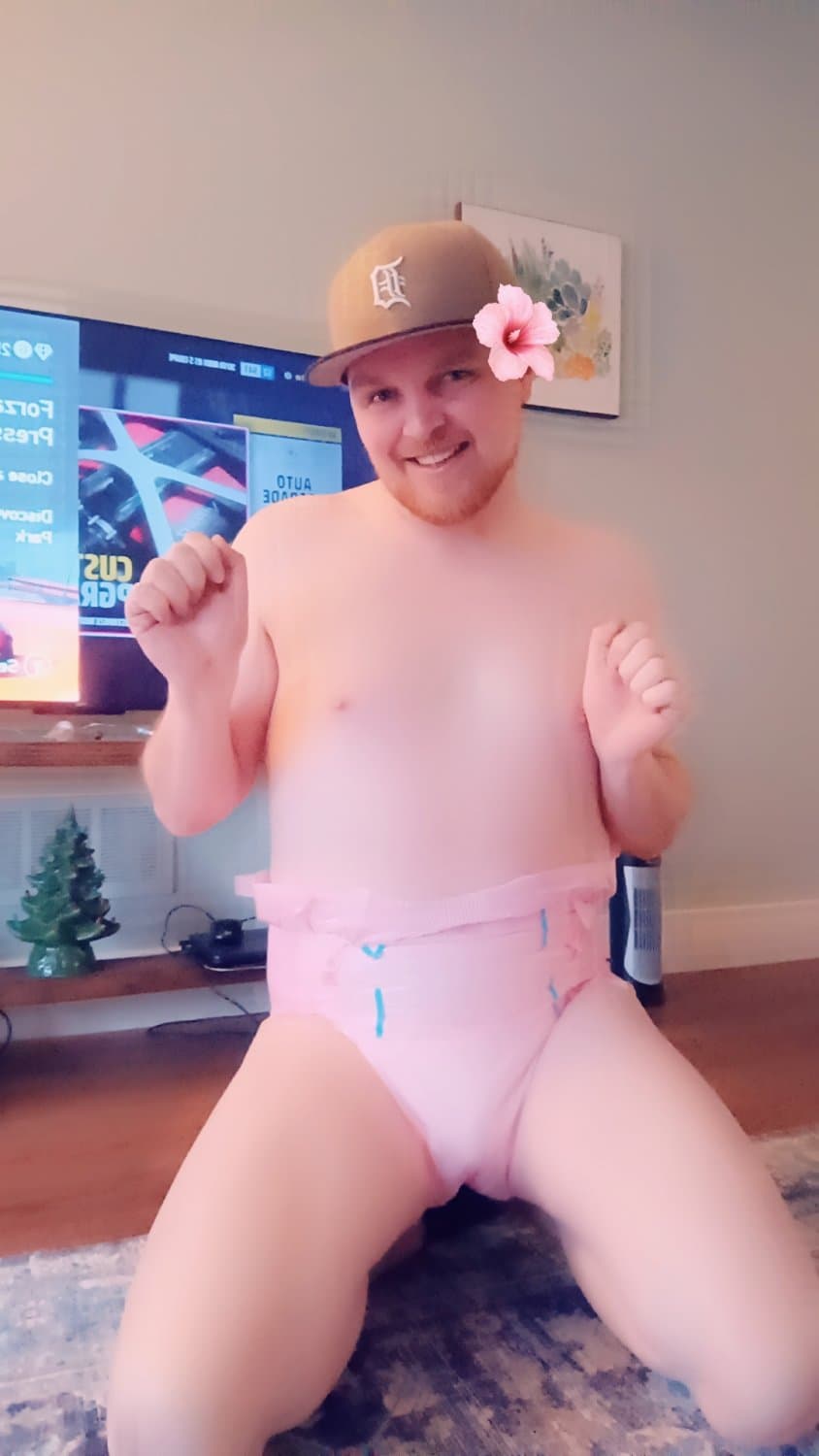 Diaper sissy Derek chew