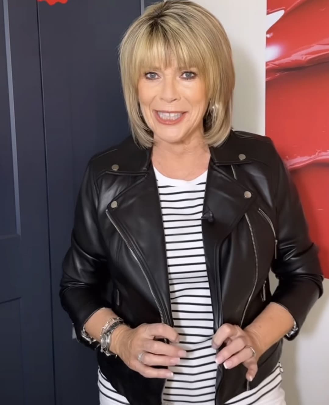 Ruth Langsford - Leather Jacket