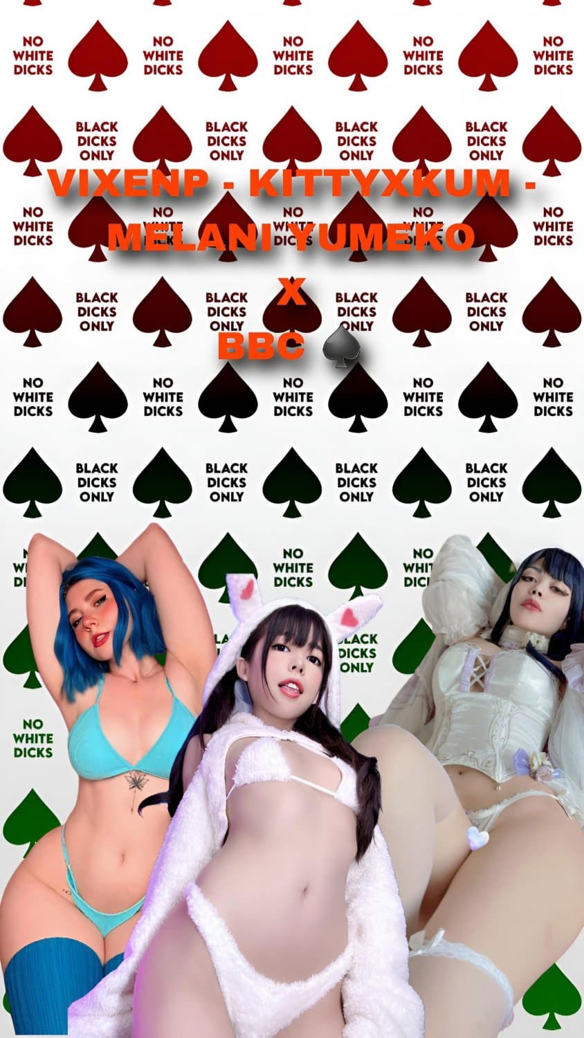 Tres conejitas blancas ideales para bbc