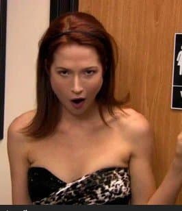 Everyone loves the slutty red headed secretary from The Office Ellie Kemper has a sexy petite body