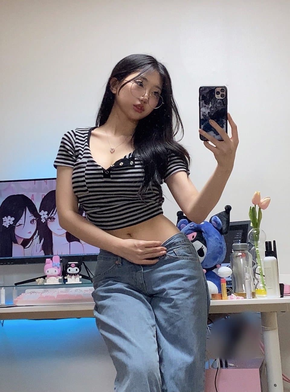 Thick & Busty Korean Asian ABG Amateur Fucked and Leaked - Asian GOTH PAAG with Cute Face "EyeCandy"