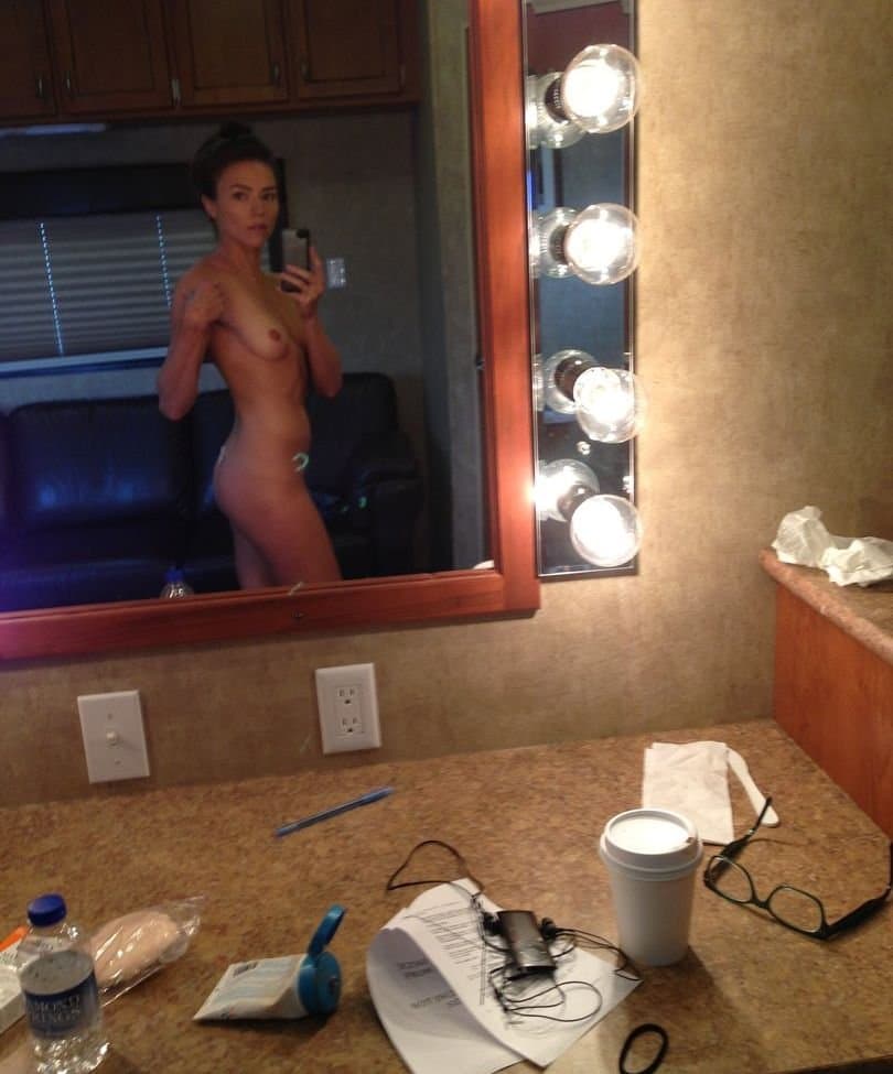 Trieste Kelly Dunn (In Banshee) Sexy Selfie