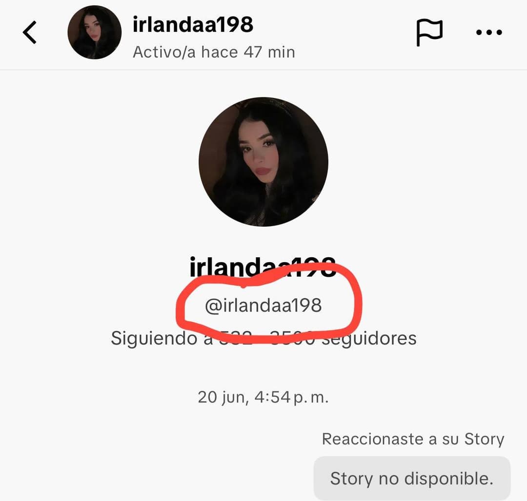el que siga a mi amiga en tiktok le paso foto de sus tetas. irlandaa198 asi aparece en tiktok