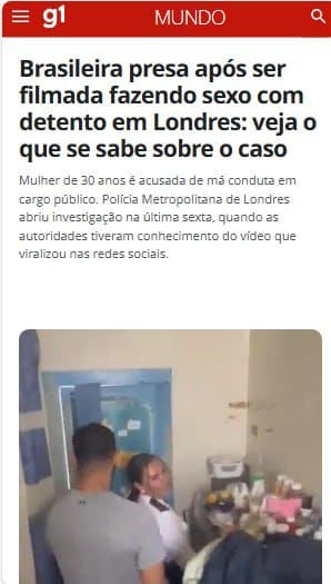 Guarda brasileira gostosa deu a buceta para os presos