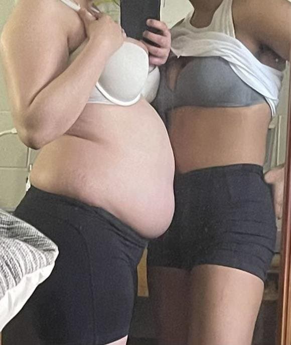 Feedee Latina Slim to Pig