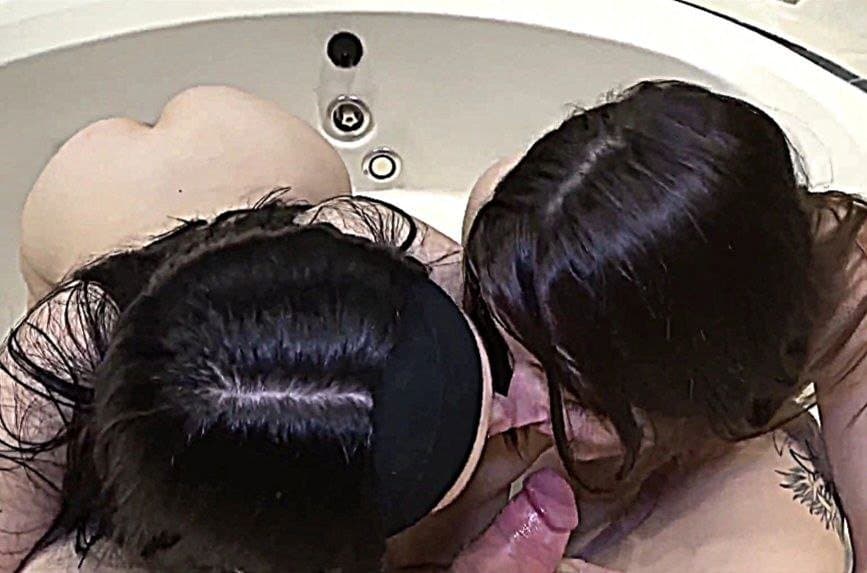 Click to view full size Two Foreign Emo Latinas Milk Dick Until Massive Cumshot