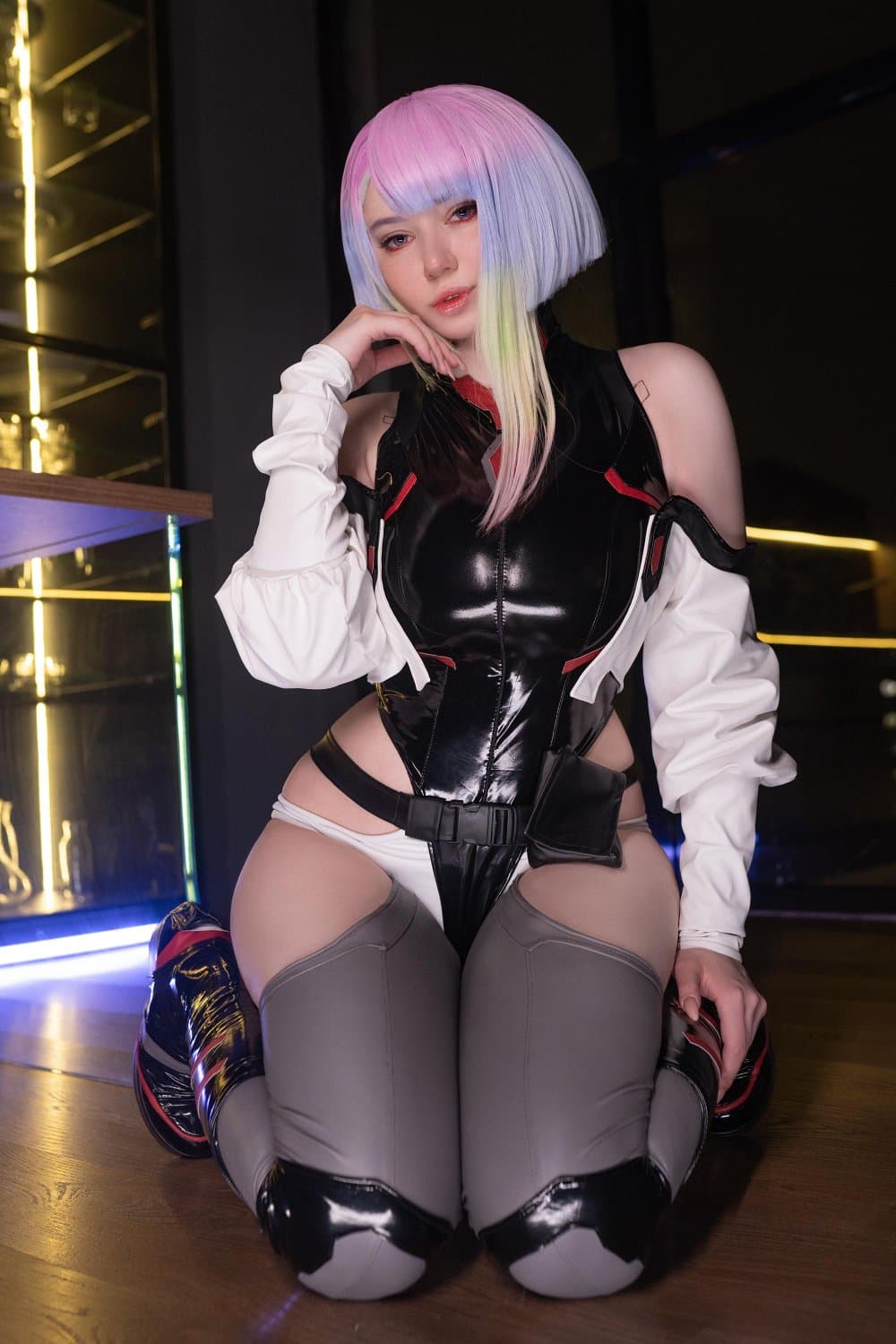 Neon is her only company tonight - Lucyna by Alina becker