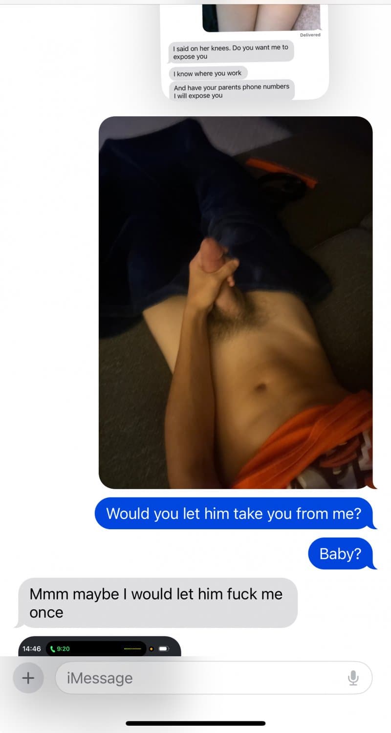 Dm me if you want to see my gfs reaction to ur cock