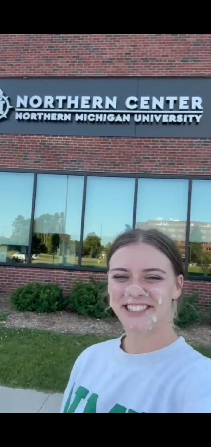 College girl cumwalk northern Michigan university