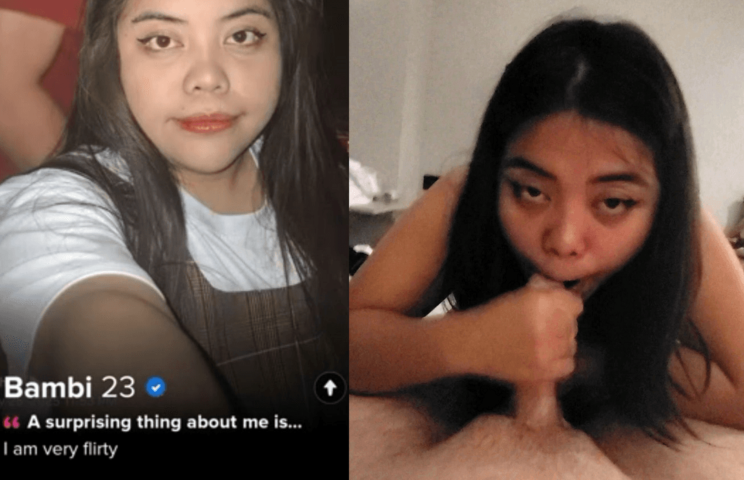 Sucking her first white guy!