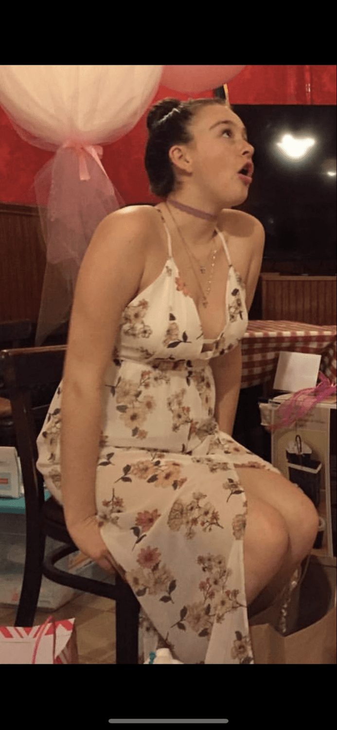 Click to view full size My little step sister is so fucking HOT! Look at her tits bounce on the beach!