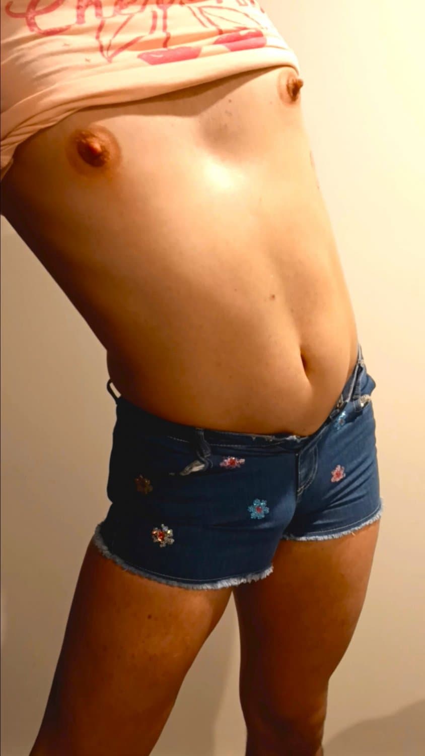 Cute Sissy Alexa Cute Shorts & Crop Top