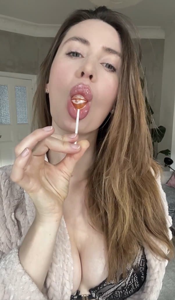 Click to view full size Marie Lollipop licking and sucking Part 2