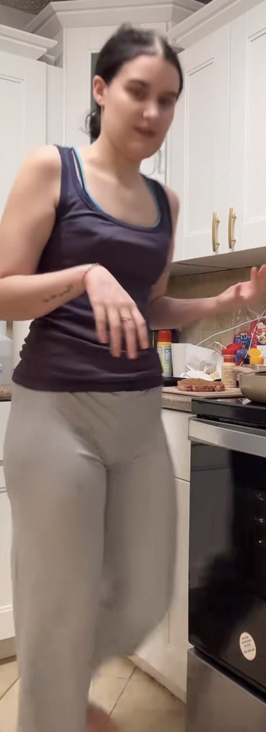 Creeping on my sister baking