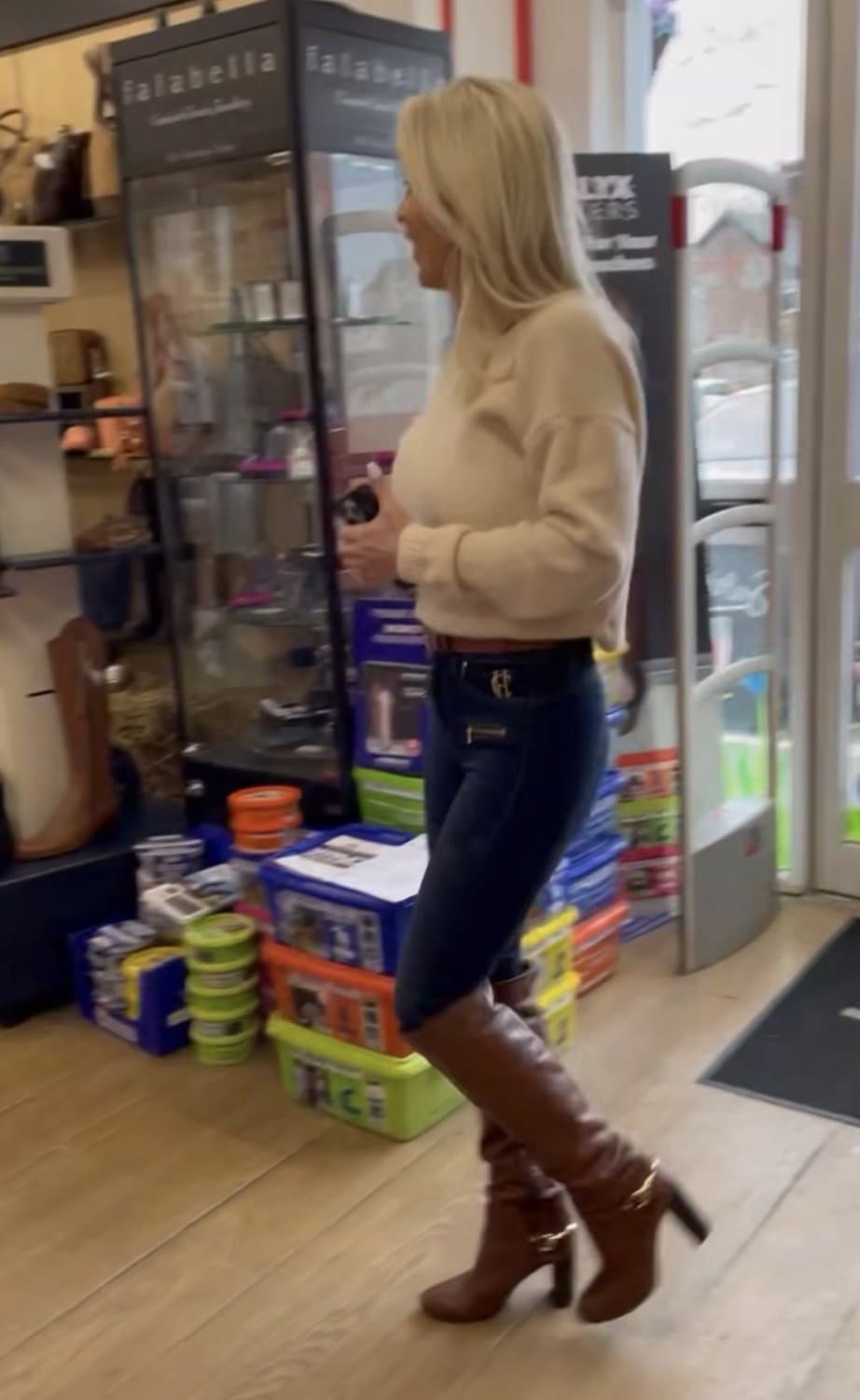 Rachel Lugo - Brown Knee High Leather Boots