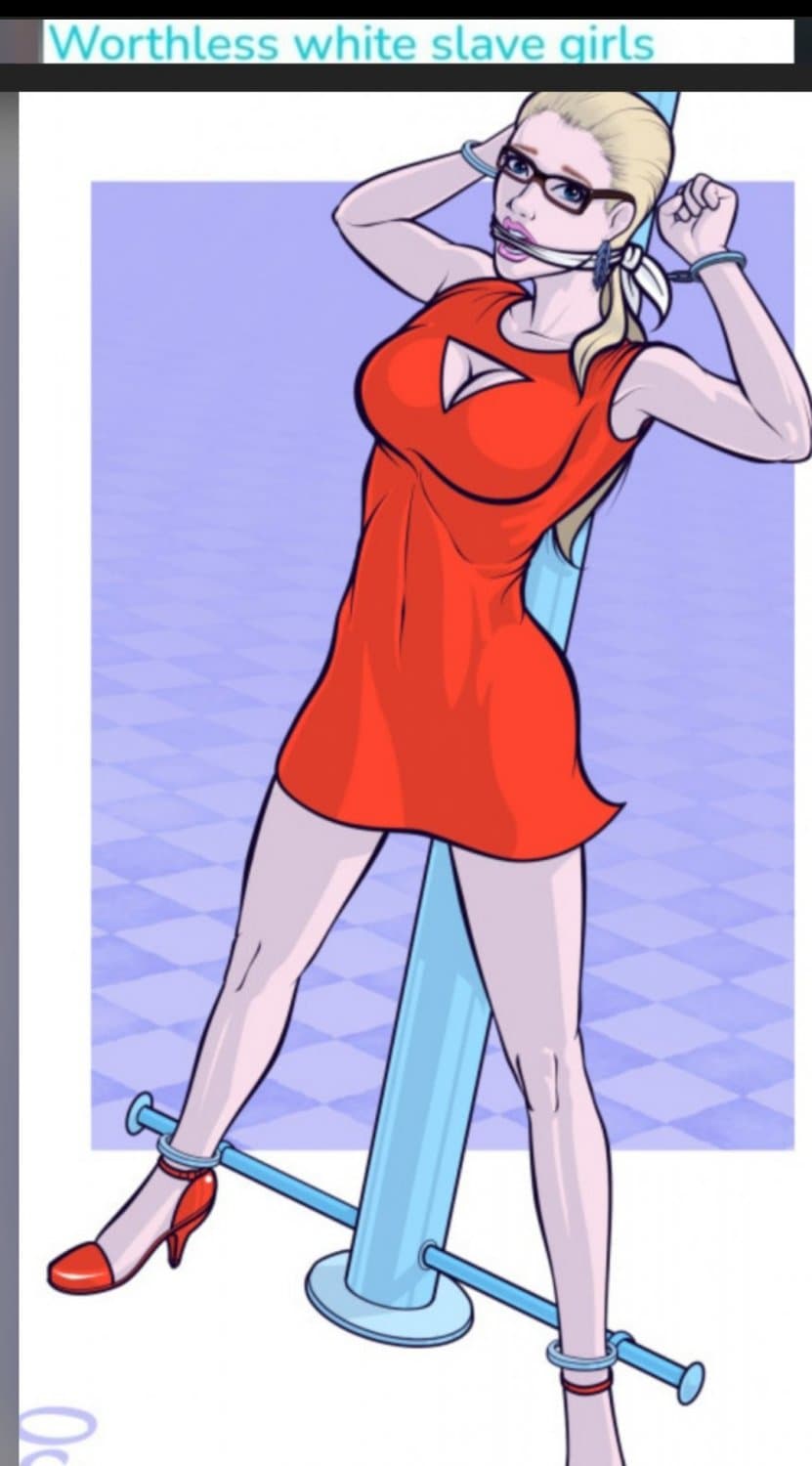 WORTHLESS WHITE SLAVE GIRLS GABBY AND GABRIELLE! SOLD!