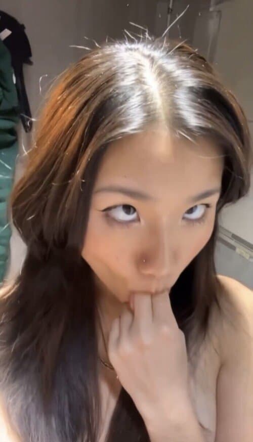 18yr ABG Asian Teen TikTok Goon Slut LEAKED! Perfect set of juicy teen tits and Ahegao face! Nudes!!