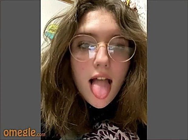 Horny sluts help cum on cam by sticking out their tongues and showing their boobs